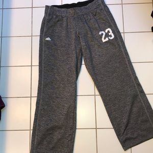 Charcoal gray sweatpants